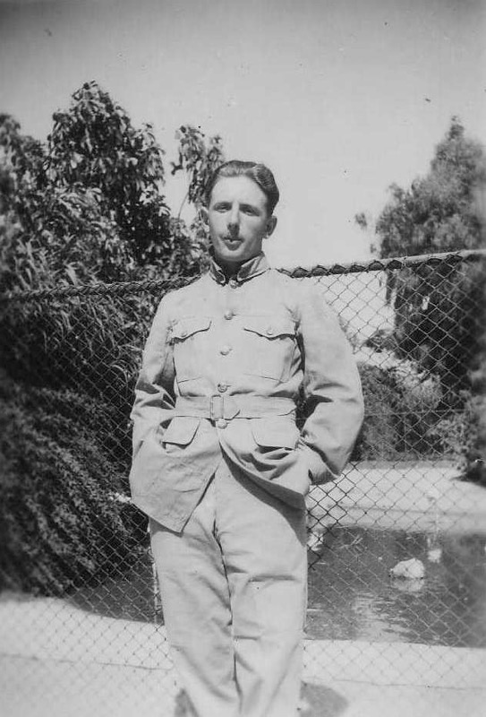 Bill Hayward, during WWII